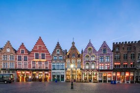 Φωτογραφία Market Square in Bruges, Belgium., Hongjie Han