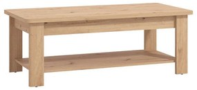 Τραπεζάκι Σαλονιού Jersey Artisan Oak 124x60x45 εκ.