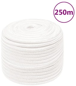 vidaXL Σχοινί Ναυτιλίας Ολόλευκο 14 χιλ. 250 μ. από Πολυπροπυλένιο