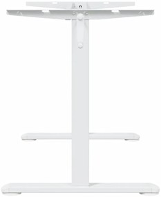 vidaXL Σκελετός Όρθιου Γραφείου Λευκός (94-135)x60x(70-114) εκ. Ατσάλι