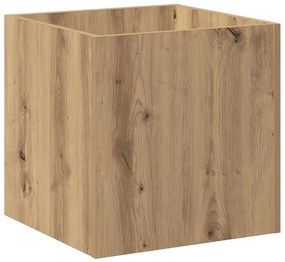 vidaXL Κουτί γλάστρας Artisan Oak 40x40x40 cm Κατασκευασμένο ξύλο
