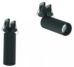 Σποτ Φωτιστικό Ράγας Τριφασικής LED 7W IP20 3000K Zambelis-S119-Μαύρο S119