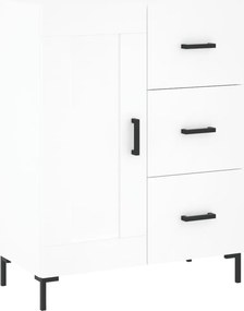 vidaXL Ντουλάπι Λευκό 69,5x34x180 εκ. από Επεξεργασμένο Ξύλο