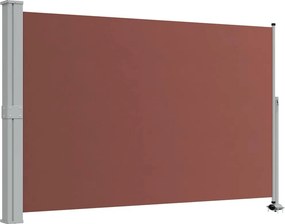vidaXL Σκίαστρο Πλαϊνό Συρόμενο Βεράντας Καφέ 160 x 300 εκ.