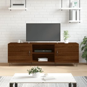 vidaXL Έπιπλο Τηλεόρασης Καφέ Δρυς 150x30x50 εκ. Επεξ. Ξύλο