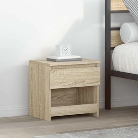 vidaXL Κομοδίνο Sonoma Δρυς 40 x 30 x 39 εκ. από Επεξ. Ξύλο
