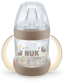 Μπιμπερό Εκπαίδευσης For Nature Με Λαβές 10743072 Temperature Control 150ml 6-18 Μηνών Grey Nuk 150ml Polypropylene