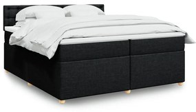 ΚΡΕΒΑΤΙ BOXSPRING ΜΕ ΣΤΡΩΜΑ ΜΑΥΡΟ 200X200 ΕΚ. ΥΦΑΣΜΑΤΙΝΟ 3286803