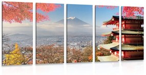 Εικόνα 5 μερών φθινόπωρο στην Ιαπωνία