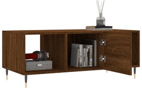 vidaXL Τραπεζάκι Σαλονιού Καφέ Δρυς 102x50x40 εκ. Επεξεργασμένο Ξύλο