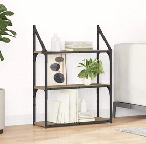 vidaXL Ράφι Τοίχου Artisan Oak 60 x 21 x 78,5 cm Επεξεργασμένο ξύλο