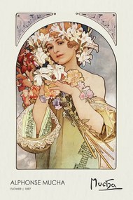 Αναπαραγωγή Flower (1897), Alfons Mucha