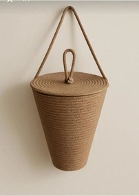 Οργανωτής σακουλών από γιούτα 27x20 cm - Ψάθα 27x20 cm