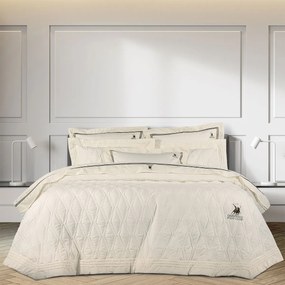 Κουβερλί Υπέρδιπλο (Σετ 220x240) Greenwich Polo Club Solid 2159 Creme