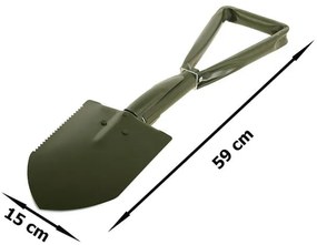 Πτυσσόμενο μεταλλικό φτυάρι Survivors - Folding metal shovel