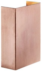 Φωτιστικό Τοίχου Fold 10 2019041030 10,5x14,8cm Led 2x250Lm 3,5W 3000K IP54 Copper Nordlux Copper,Plastic