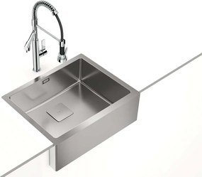 Νεροχύτη με Ένα Κύπελλο Teka American Pro 60 M-XP 1B Χάλυβας