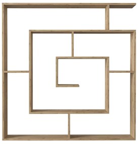 Βιβλιοθήκη ArteLibre Ithaki Φυσικό 125x22x130cm