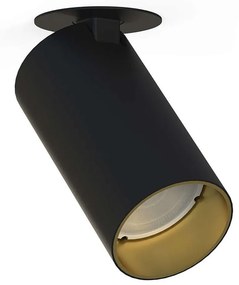 Φωτιστικό Οροφής - Σποτ Mono Surface 7688 1xGU10 10W Black-Gold Nowodvorski Metal, Plastic