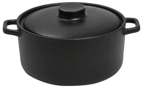 Κατσαρολάκι Πυρίμαχο Στρογγυλό Lava NOL106K4 Φ13,5cm Κεραμικό Black Espiel Ceramic