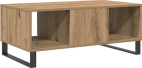 vidaXL Τραπεζάκι Σαλονιού Αρτισιανή Δρυς 90x50x36,5εκ Επεξεργασμ. Ξύλο