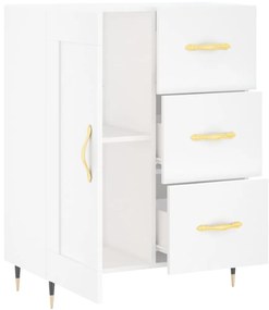 vidaXL Ντουλάπι Λευκό 69,5 x 34 x 90 εκ. από Επεξεργασμένο Ξύλο