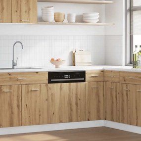 vidaXL Πλυντήριο πιάτων Πίνακας Lyon Artisan Oak Κατασκευασμένο ξύλο