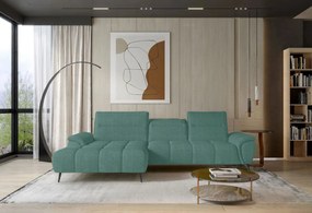 Γωνιακός καναπές Tony Mini-Prasino-Αριστερή