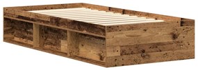 vidaXL Πλαίσιο κρεβατιού χωρίς στρώμα 90x190 εκ. Επεξεργασμένο Ξύλο