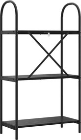 vidaXL Ράφι Βιβλίων 3 επιπέδων 60 x 30 x 109 εκ Επεξεργασμένο ξύλο