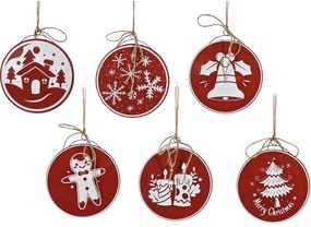 Χριστουγεννιάτικα Κρεμαστά Διακοσμητικά 22cm Σε 6 Σχέδια