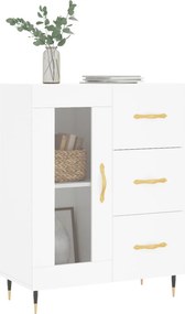 vidaXL Ντουλάπι Λευκό 69,5 x 34 x 90 εκ. από Επεξεργασμένο Ξύλο