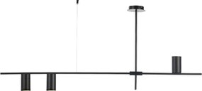 Φωτιστικό Οροφής Τρίφωτο Aca Aristo OD843C130B Black