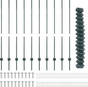 vidaXL Τεντώτο με στήριγμα Πράσινο