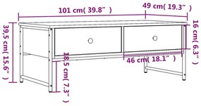 ΤΡΑΠΕΖΑΚΙ ΣΑΛΟΝΙΟΥ SONOMA ΔΡΥΣ 101X49X39,5 ΕΚ. 837738