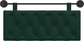 vidaXL Κρεμαστό Κεφαλάρι Σκούρο Πράσινο Βελούδο