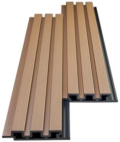 WPC Panel Επένδυσης 2ης Γενιας 3d Πηχακια Oak 5580