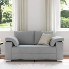 vidaXL καναπές loveseat  γκρι 120 εκ. ύφασμα