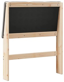 vidaXL Ταπετσαρισμένο κεφαλάρι Taupe 75 cm Στερεά ξυλεία πεύκου