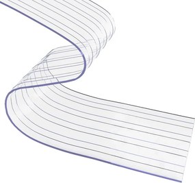 vidaXL Λωριδοκουρτίνα Διαφανής 25 μ. 200 χιλ. x 1,6 χιλ. από PVC