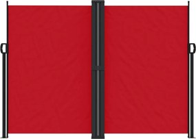 vidaXL Σκίαστρο Πλαϊνό Συρόμενο Κόκκινο 180 x 1000 εκ.