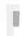 Συρόμενη Πόρτα Λευκή 76 x 205 εκ. από Ψημένο Γυαλί / Αλουμίνιο - Μαύρο