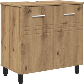 vidaXL Έπιπλο μπάνιου Artisan Δρυς 60 x 35 x 60 εκ. Επεξεργασμένο Ξύλο