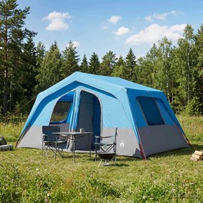 vidaXL Οικογενειακή Σκηνή Μπλε 533 x 312 x 230 cm