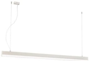 Γραμμικό Κρεμαστό Φωτιστικό Οροφής LED 3000Κ Aria H120 Φ150 Viokef-3911-0018-3-W-N-Λευκό 3911-0018-3-W-N