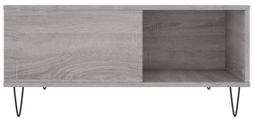 vidaXL Τραπεζάκι Σαλονιού Γκρι Sonoma 80x80x36,5εκ. Επεξεργασμένο Ξύλο