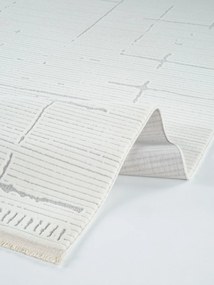 Stewehome Χαλί σαλονιού από πολυεστερικό ύφασμα με υφαντή βάση και μοντέρνο σχέδιο 100x200x6 cm
