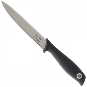 Μαχαίρι Brabantia Tasty+ 1001165, 13,3 cm, Σκληρυμένο ατσάλι, Ανθεκτικό σε γρατζουνιές και διάβρωση, Σκούρο γκρι
