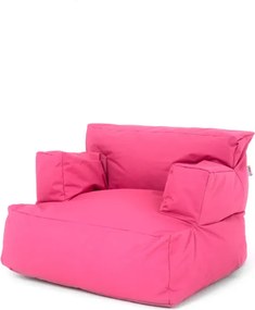 Πουφ κάθισμα αχλάδι υφασμάτινο 80x80x70 cm - Ροζ 80x80x70 cm
