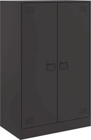 vidaXL Ντουλάπι Μαύρο 67x39x107 εκ. από Ατσάλι